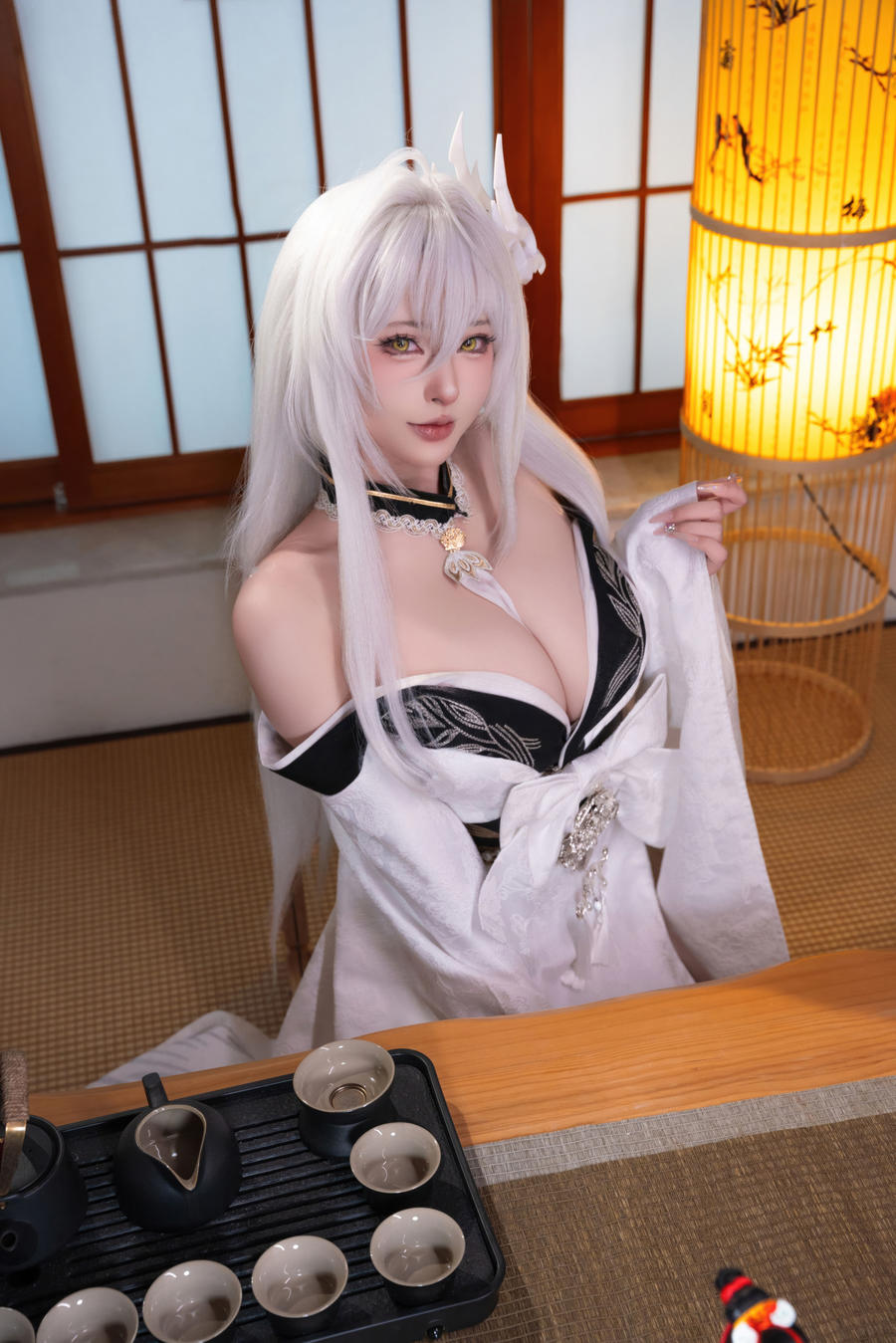 清水由乃-No.092 – 碧蓝航线 白凤和服 [76P 1V]