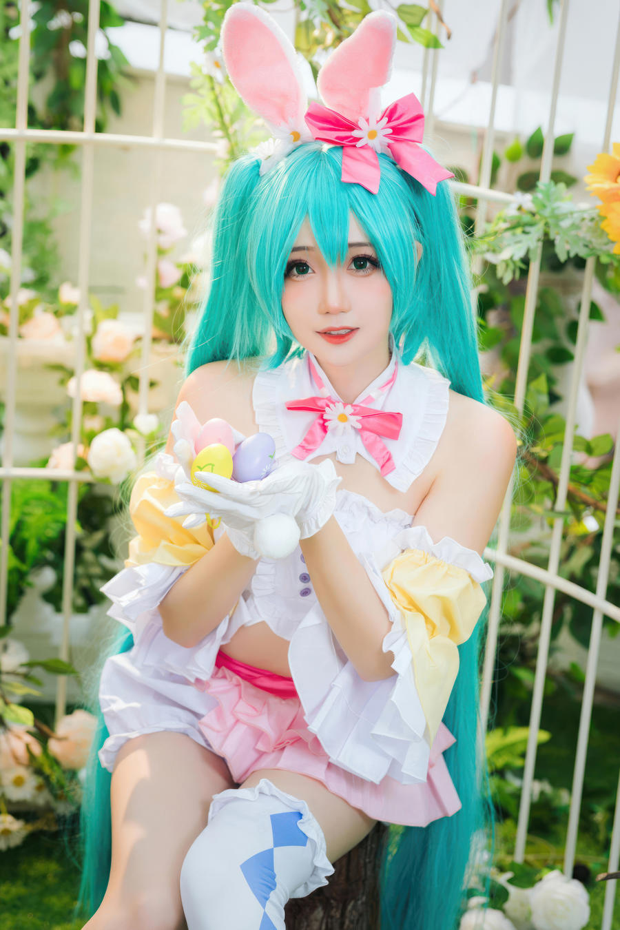 焖焖碳-No.051 – 初音未来 复活节兔子 [22P]