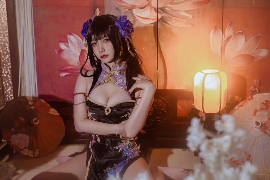 二佐Nisa-No.187 – 碧蓝航线 比叡 红梅垂香 [24P]