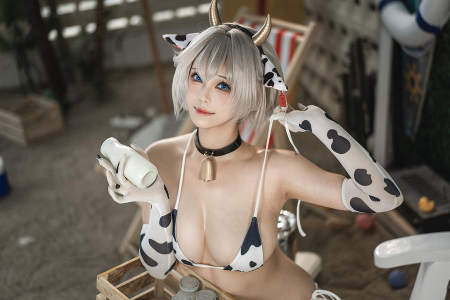 蜜汁猫裘-No.125 – 棕色尘埃奶牛 [81P]