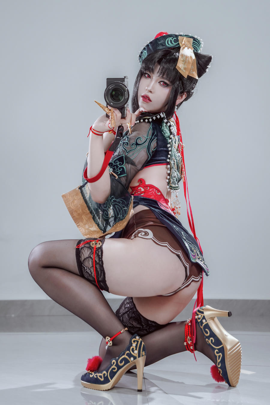 半半子-No.069 – 玉玲珑 僵尸娘 [24P 2V]