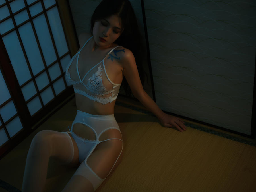 一米八的大梨子-No.021 – 复活白 [20P]