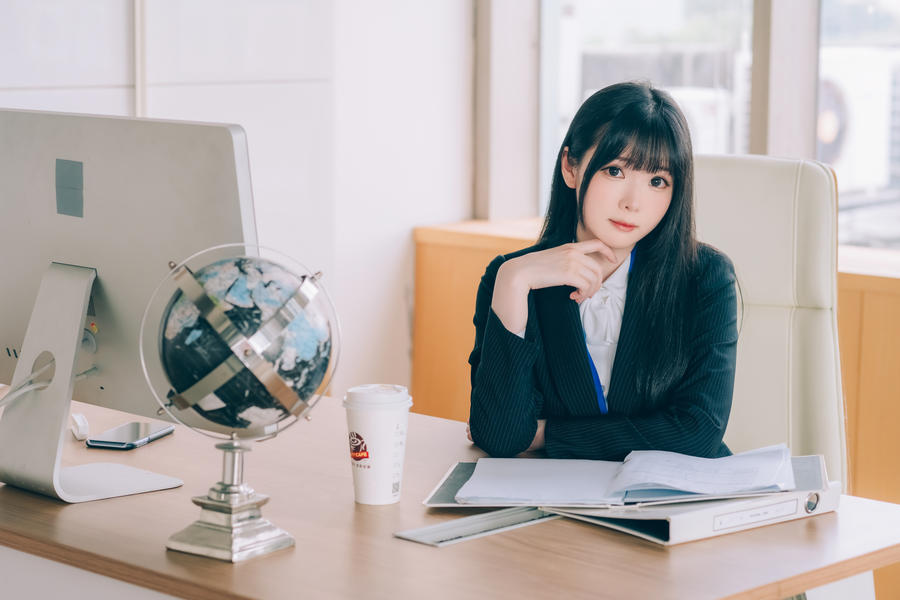 霜月shimo-No.110 – 霜月的秘密辦公室 Shimo’ Secret Office [125P]