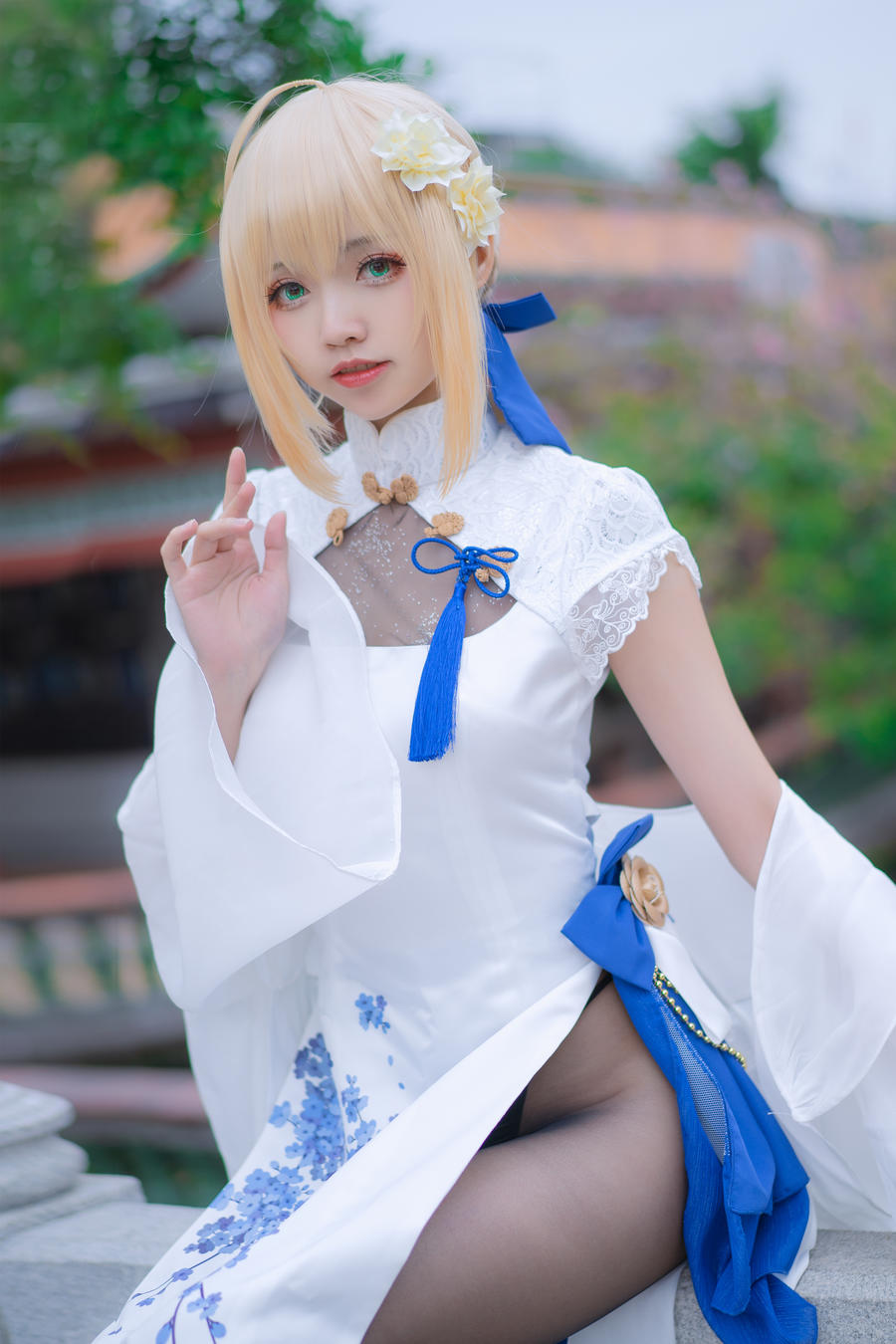 大大卷卷小卷-No.017 – FGO saber 四周年旗袍 [15P]