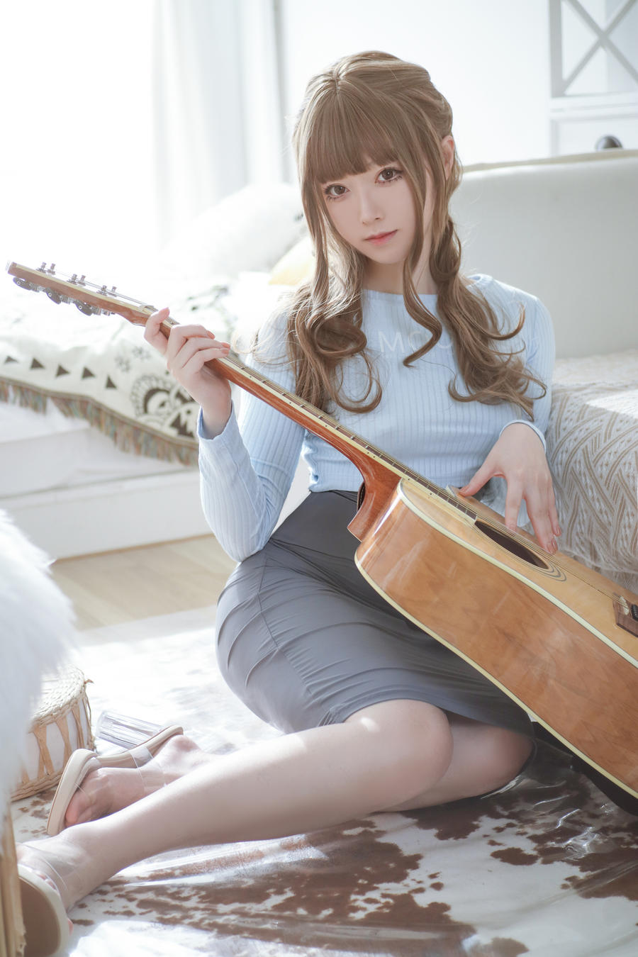 朝霧愛-No.014 – 吉他妹妹 [26P]