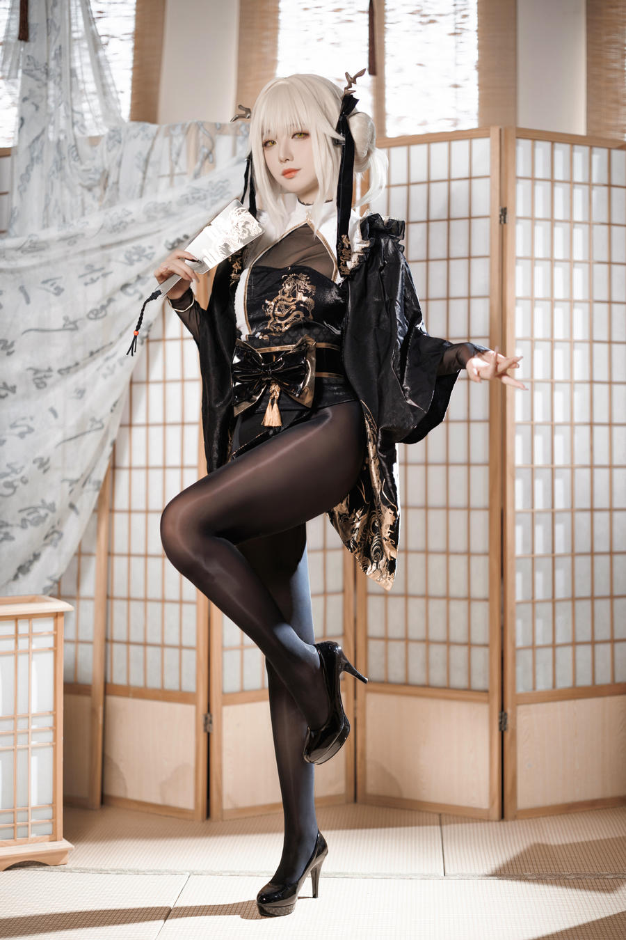 封疆疆v-No.059 – NIKKE胜利女神 白兔布兰儿 和服 [40P]