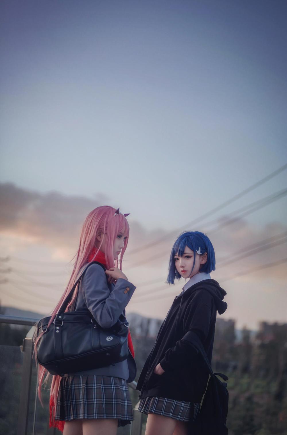 楚楚子w-No.082-DARLING IN THE FRANXX 莓制服 [39P]
