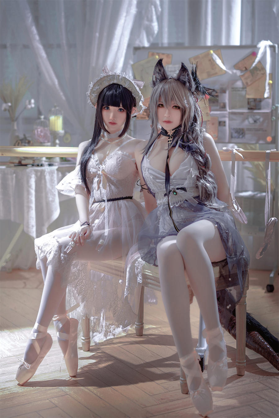 面饼仙儿-No.120-Arknights 黑x森蚺バレエ(&半半子) [56P]